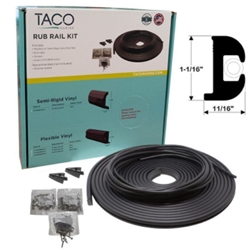 Taco Flexible Rub Rail Kit 1-1/16" x 11/16"